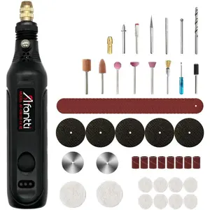 Mini Cordless Rotary Tool Detail Sander Grinder Small Grinding Pen Set with 101 Accessories for Small Crafts & Projects