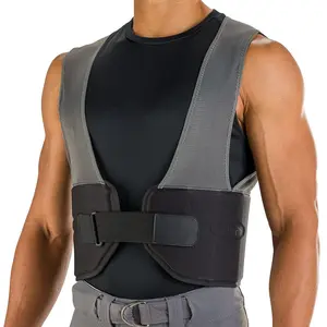 Shock Doctor Showtime Football Rib Vest - Essential Tackle Protection for Adults and Youth - Dual Density Padding & Secure Fit
