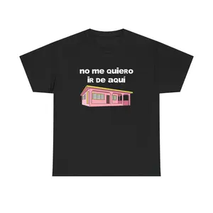 No Me Quiero Ir De Aquí Inspired Unisex Graphic Tee | Fan Merch | Hometown Roots Top | Boricua Pride| Latin Pride T-Shirt | Concert Outfit | Casita Shirt | Music Lover Gift | 100% Cotton Streetwear | Everyday Casual Tee | Gift for Him and Her