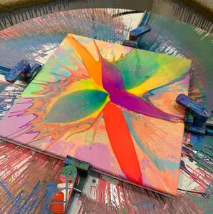 12x12 Custom Canvas 6 Color Your Choice (Live Spin Session)