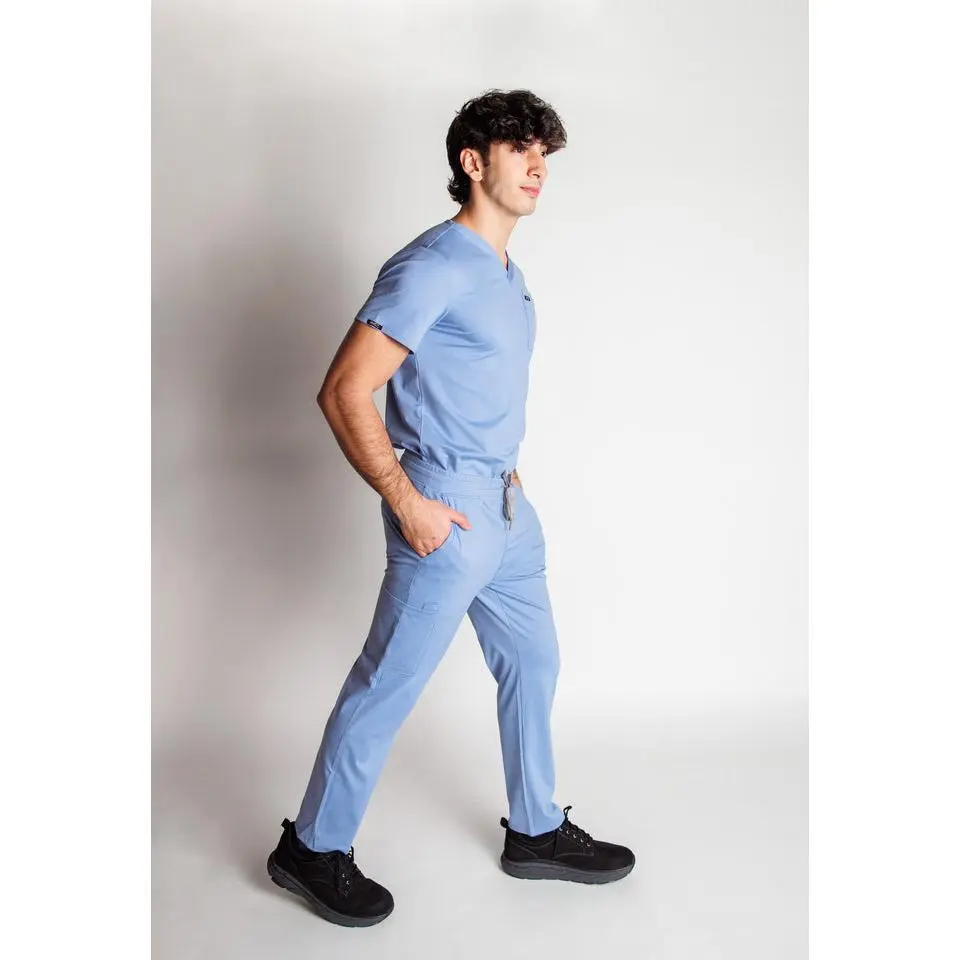 Men's Classic Scrub Set - Ceil Blue