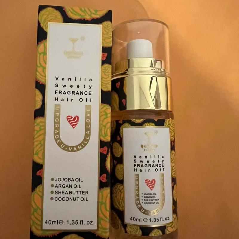 Fragrance Hair Oil with Jojoba, Argan, Shea Butter and Coconut Oil for Silky Finish and Brilliant Shine - Comfort, Hair Care