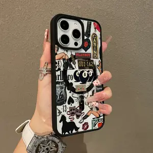 Retro Cool Collage Magnetic Phone Case for iPhone 11 12 13 14 15 16 17 Pro Max/Plus/Air |   MagSafe Ultra Thin & Shockproof |   Cute for Girls