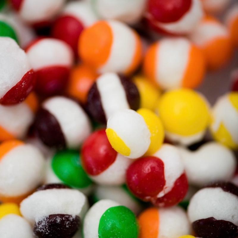 1 Pound Freeze Dried Rainbow Crunchies Candy Snack - Bonbon freeze dried candy