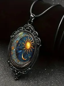 Vintage Gothic Style Pendant Necklace, Punk Style Pendant Necklace, Fashion Necklace for Party, Daily Decor, Trendy All-match & Exquisite Jewelry for Birthday Gift
