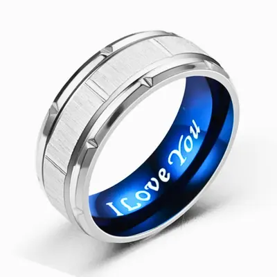 NEXT FASHION Stainless Steel Wedding Ring For Men & Women - 8mm Comfort Fit Band, Polished Smooth Inside, Sizes 7-13