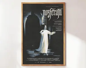 [SALE UP TO 50% - UNFRAMED] Nosferatu Inspired Movie Poster,Horror Movie Poster, Retro Movie Posters, Large Movie Art Print, Cinema Wall Art for Home Theater