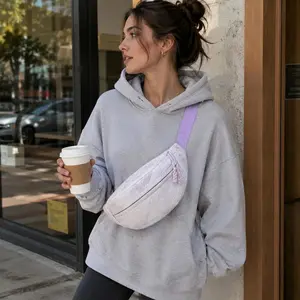 Fashion Quilted Chest Bag for Women, Lightweight Crossbody Sling Bag, Large Capacity Waist Pack, Trendy Fanny Pack, Casual Travel Shoulder Bag, Soft Textured Streetwear Purse, Hands-Free Everyday Bag for Shopping, Travel, School and Outdoor Use