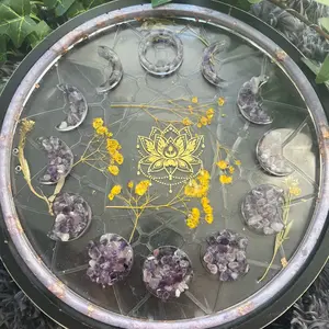Crystal moon tray