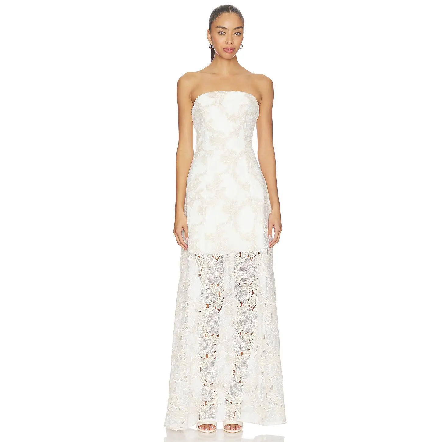ELLIATT Kira Gown in Ivory & Gold
