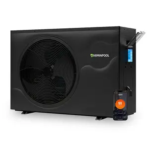 VARMINPOOL 65000 BTU Electric Pool Heater For Inground Pools 21000 Gallon DC Inverter Pool Heat Pump Above Ground Pool Heater Heating Cooling WiFi Control Schedule 220V