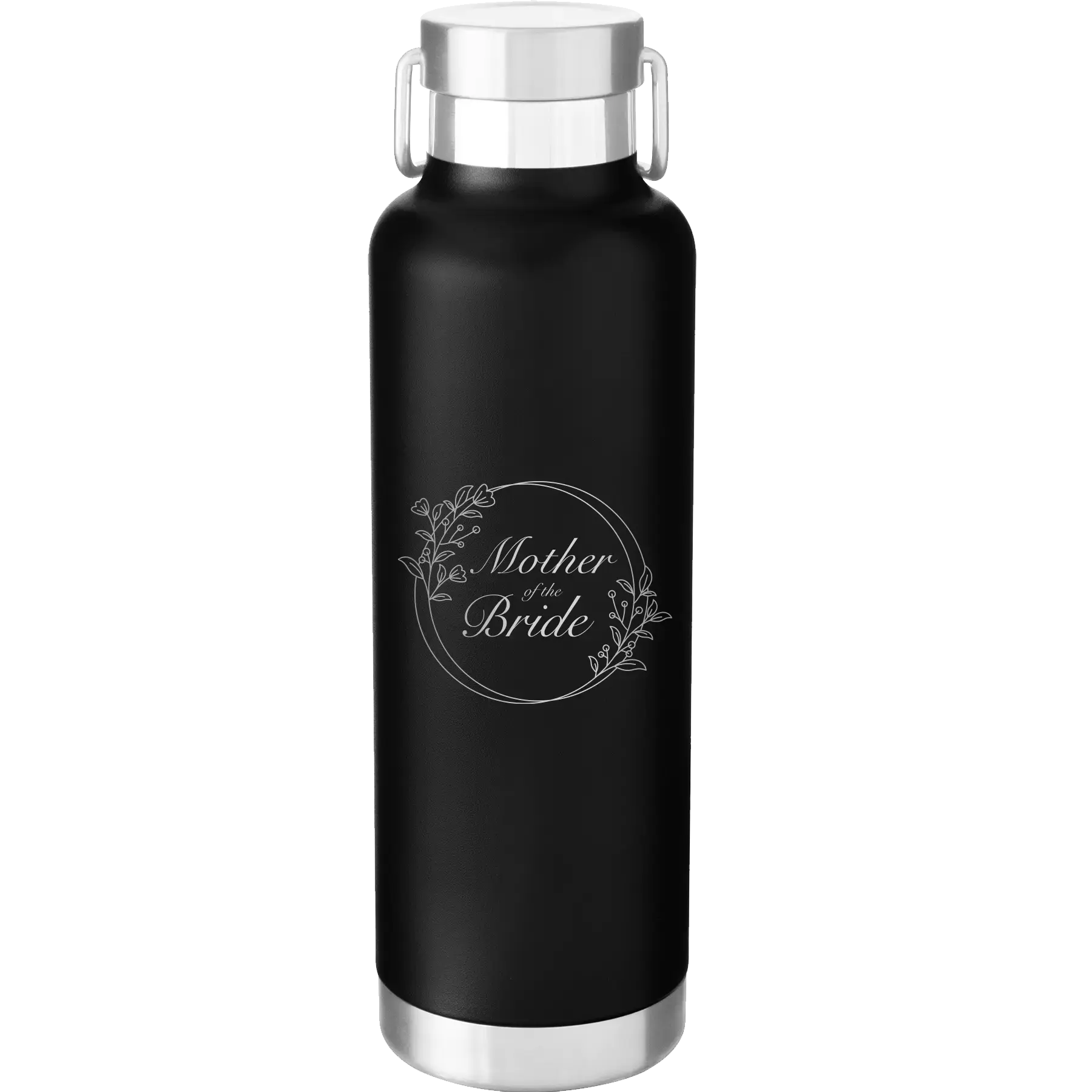 Mother of the Bride 24 oz Water Bottle | Black
