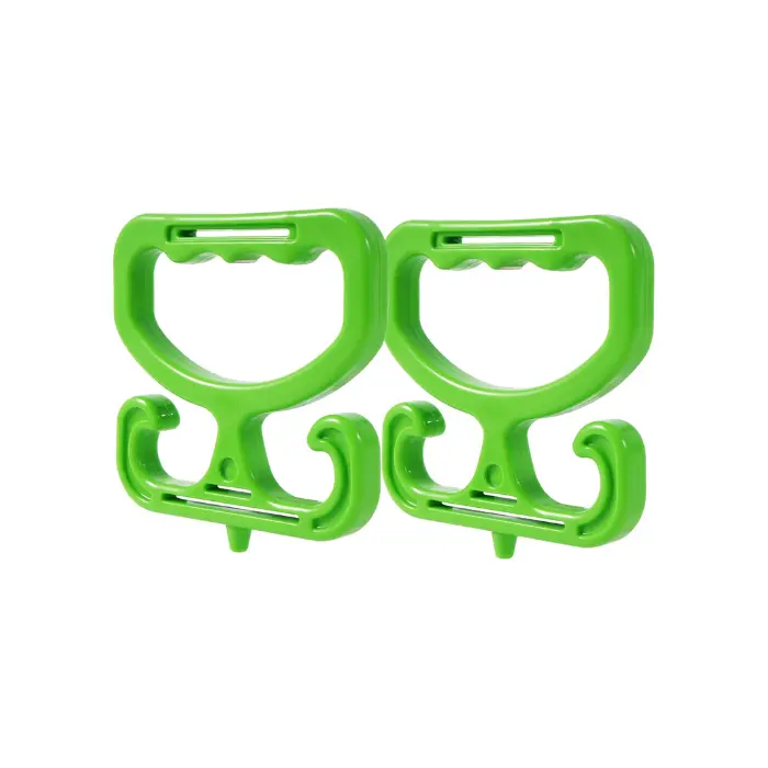 2-Pack Grocery Bag Carrier, Heavy Duty Grocery Bag Holder, Each Holds Up to 100lbs – Comfortable Grip for Carrying Shopping Bags, Grocery Bags, Buckets & More