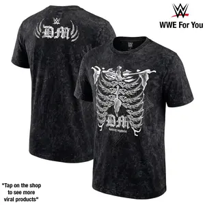 Dominik Mysterio Bandana Rib Cage Graphic Tee Men Top Shirt Wash 230gsm Cotton – Dirty Dom Heel Evolution, Ruthless Attitude, Judgment Day Power, Rising Career Momentum, Breakout Rivalries & Main Event Ambition in WWE