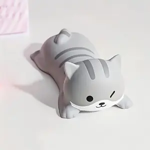 Cute Cat Design Mouse Wrist Support, Creative Design Mouse Wrist Rest, Ergonomic Design Wrist Rest Pad for Computer Desk & Office Supplies