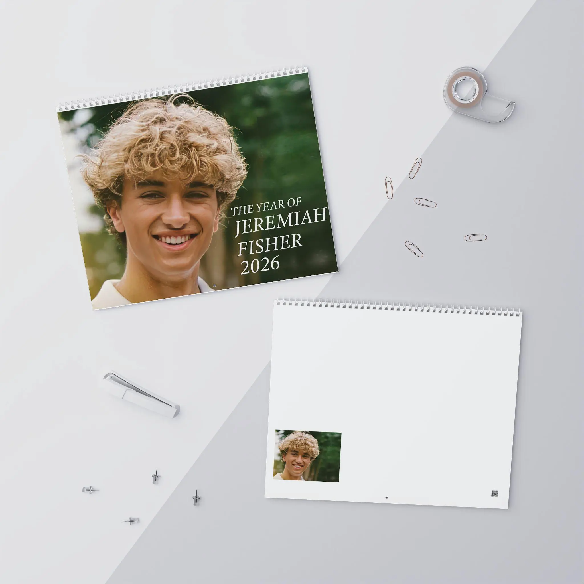 Jeremiah Fisher Calendar 2026, Team Jeremiah Calendar, TSITP Merch, Movie Fan Gift