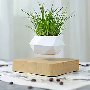 Floating Levitating Magnetic Plant Pot - Flexible Design for Easy Plant Care