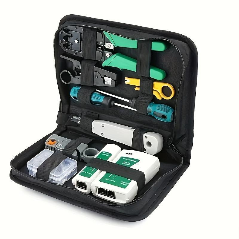 Professional Network Tool Kit, Portable Network Tool Set with Storage ...
