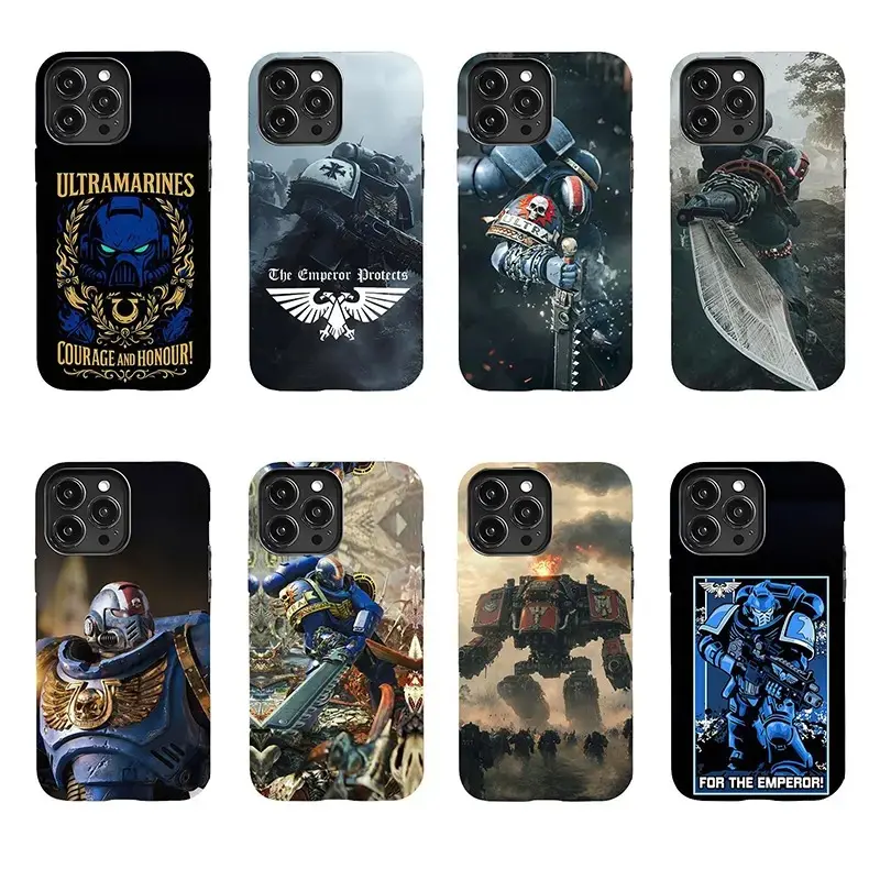 Warhammer 40k Phone Case Collection Ultramarines & Space Marines Suitable For Iphone 17-11 Pro