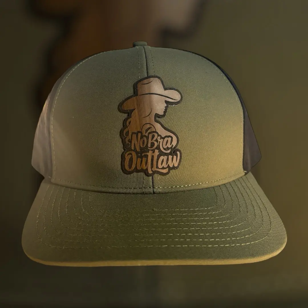 No Bra Outlaw Hat! -Waterproof perforated Lonestar or Richardson 112 Hats.