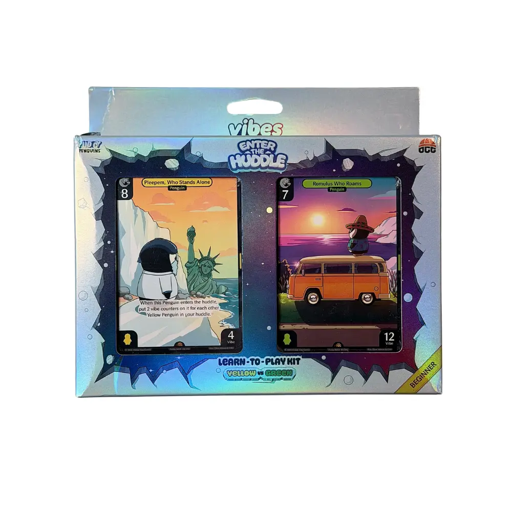 Vibes TCG – Enter the Huddle Learn-to-Play Kit (Yellow vs Green)