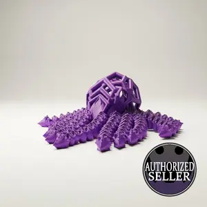Cinderwing3D Giant Flexi Void Octopus Satisfying Tentacle ASMR Fidget Toy Fully Articulated 3D Printed Sea Creatures SatisfyingToys