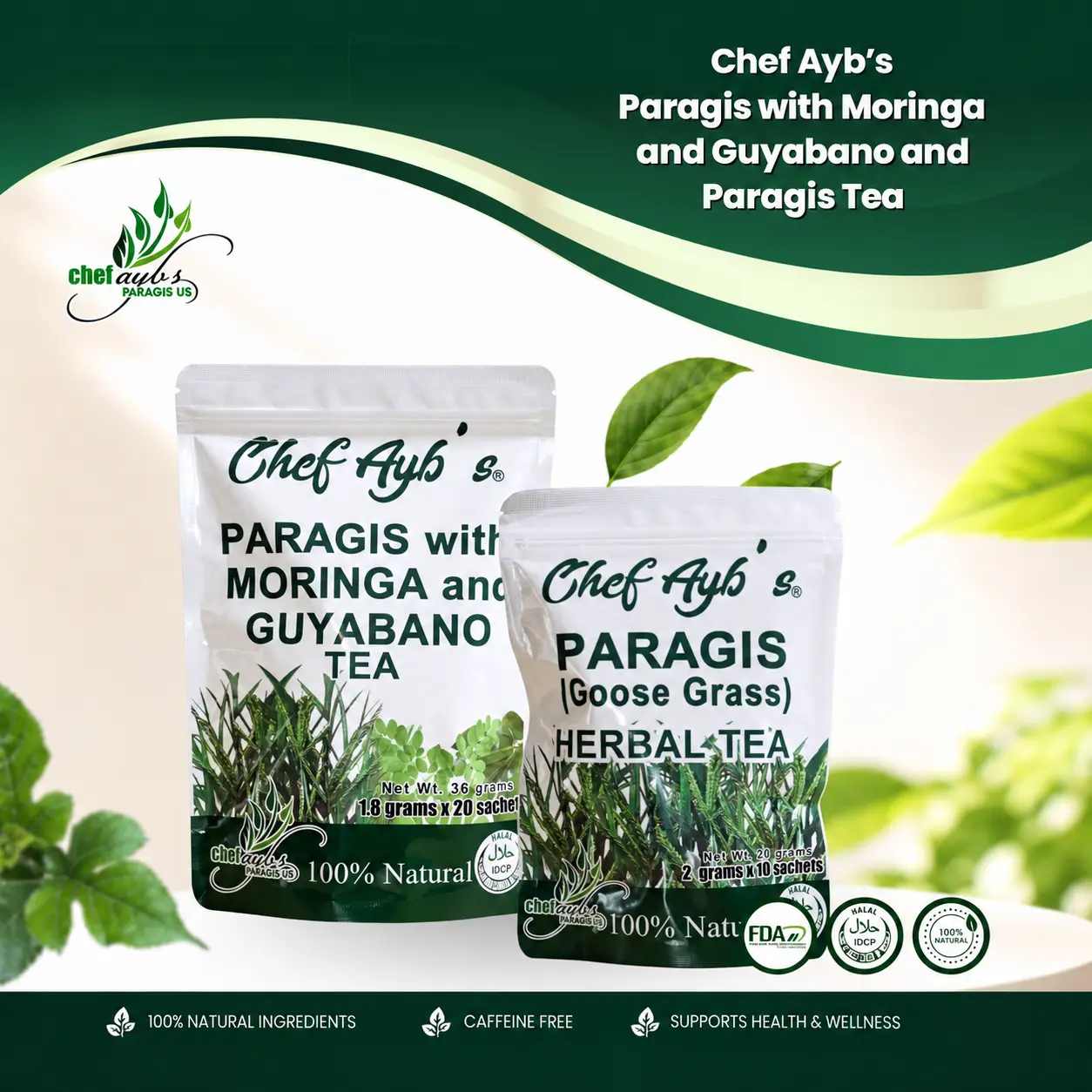 CHEF AYB'S TEA BUNDLE || PARAGIS TEA 10 TEABAGS & PMGT 20 TEABAGS