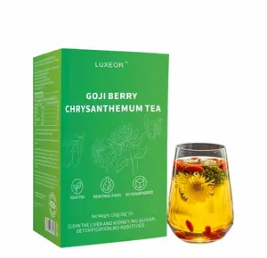 Goji Berry Chrysanthemum Tea -A Natural Blend of Eight Herbal Ingredients ,Dandelion, Wolfberry, Honeysuckle, Chrysanthemum, and Cassia Seeds Clear the Liver and Improve Eyesight for a vVsion -150g Per Pack
