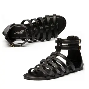 Women's Gladiator Sandals Flat Strap Sandals Ladies Sandals Chic Summer Footwear