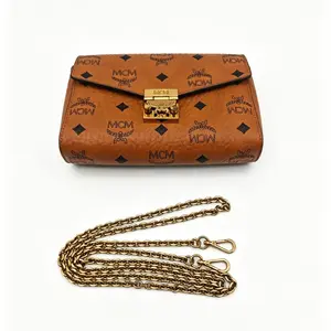 Pre-owned MCM Cognac Woc Shoulder Bag Small th26043105