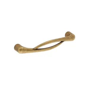 Antique Brass Art Deco Cabinet Pulls – Vintage Transitional Style