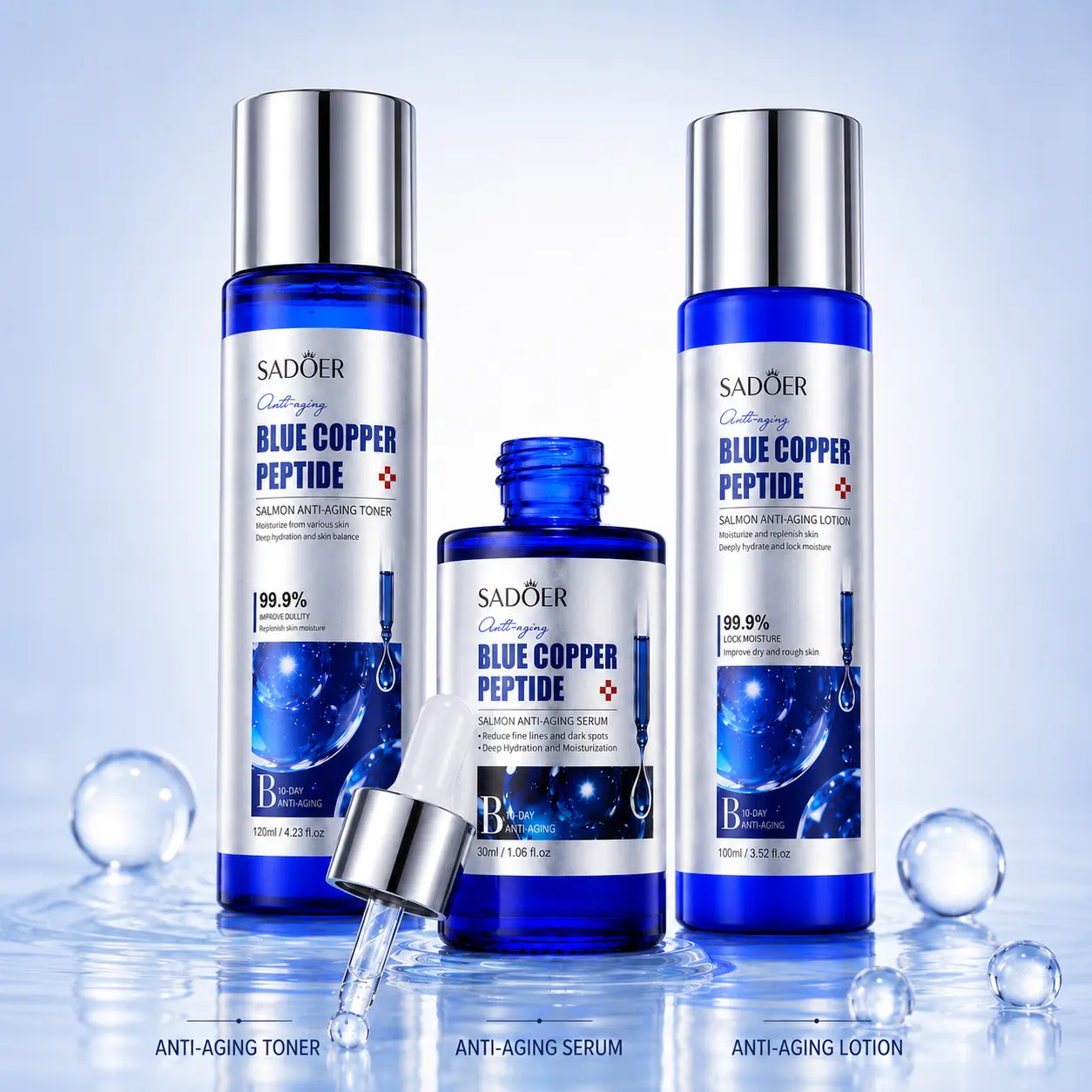 1SET(Toner, Serum & Facial Lotion Set)