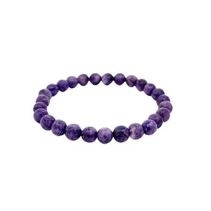Round Natural Gemstone made of Charoite