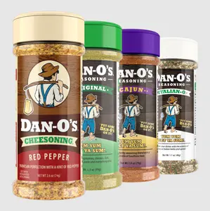 Small 4 Bottle Combo – Red Pepper Cheesoning, Original, Cajun, & Italian-O