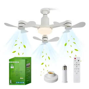 Modern Ceiling Fan Light with Memory Function and Remote, Multifunctional Lighting, Drone Design 9-Blade, Three-Tier Dimming, Brightness Dimmable, Suitable for Kitchen and Bedroom