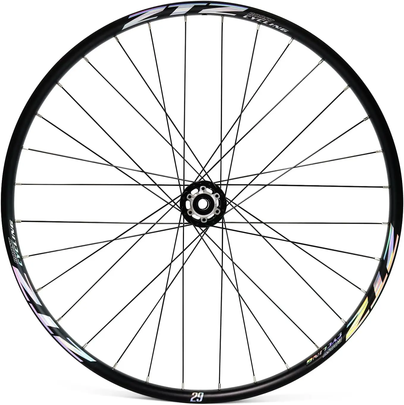 ZTZ Mountain Bike Wheelset 27.5/29 Inch, 32H Aluminum Alloy Front & Rear Wheels, Boost Thru Axle 15x110mm/12x148mm, Disc Brake, 2/5 Bearings, for 8-12 Speed Cassette & 1.75-2.8" Clincher Tires