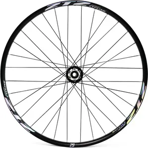 ZTZ 27.5"/29" Thru Axle Boost Mountain Bike Wheelset，Ultralight Aluminum Alloy Rim 32H High Strength Bike Wheels，Front 15 * 110mm Rear 12 * 148mm Disc Brake MTB WheelSet，Fit 8-12 Speed Cassette