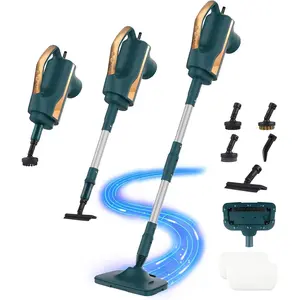 6 in1 Steam Mop Dual-Rod Design with Detachable Handheld Steamer, 300ML Removable ,23 FT Power ,includes Multi-purpose Accessories,Steam Mops for Floor Cleaning,Windows,Tile Grout.