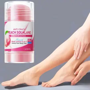40g Peach Extract Foot Care Stick, Honey Peach Foot Dead Skin Remover Deep Moisturizing Foot Skin Care Stick, Moisture Foot Skin Care Product for Women & Men, Beauty Products, Foot Moisturizer Foot Lotion, Hydrating Soothing Leg Cream, Exfoliating Foot