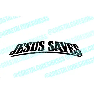 JESUS SAVES DECAL
