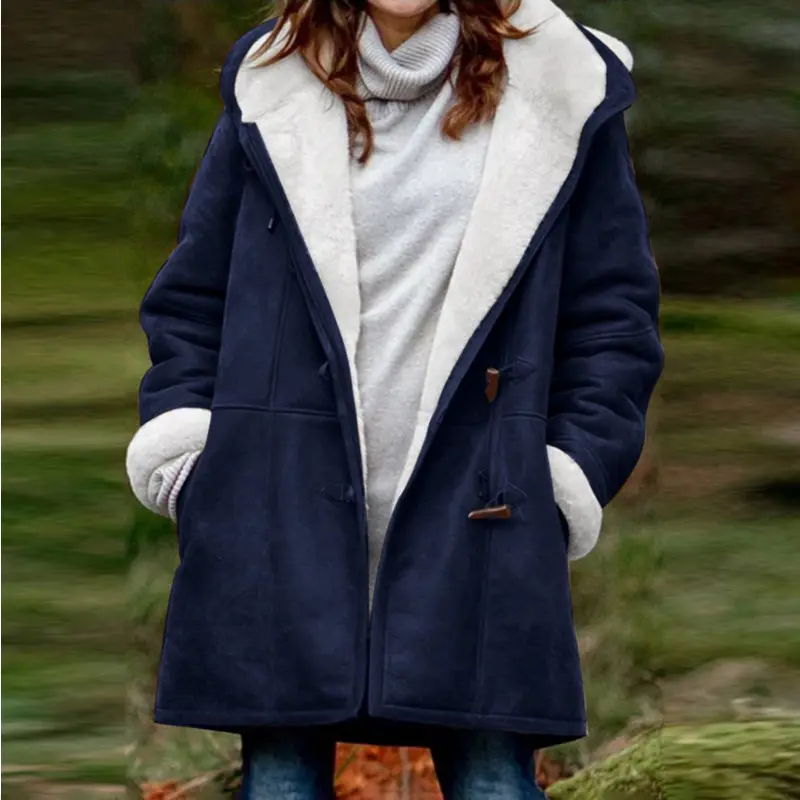 Women's sherpa lined jacket,Duffle coat women,Winter jacket for women,Toggle coat women # Fyp. # viral # foryou # tiktokmademebuyit. # makeup # foodtok # homegoods # trendingvideo. # obsessed. # economy