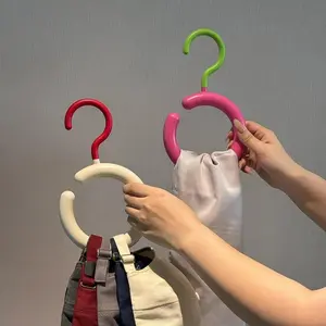 Dopamine Circular Hook, Non-slip Hanger for Bags, Hats and Camisoles, Rotatable Storage Hook for Home Wardrobe and Dorm Decoration
