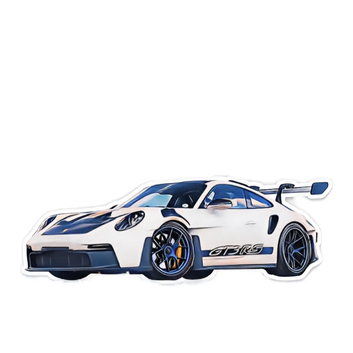 992 Porsche GT3RS Sticker