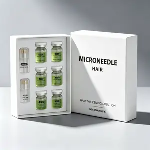 【2 BOX】Scalp Care System-1-Month,2Month,4-Month Supply,Scalp Care Essence Liquid,Nourishes Hair Follicles,Strengthening Hair Strands,Reduces Breakage,Natural Smooth Shine,Daily Scalp Care,5ML X6 Bottles, Hair Growth Kit Serum