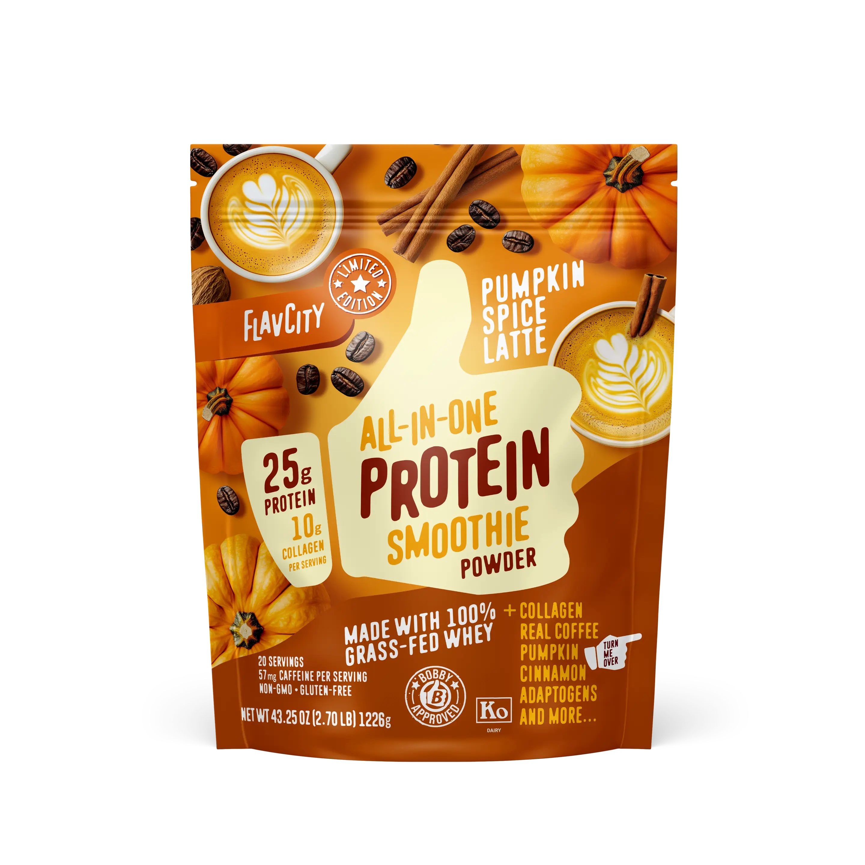 Pumpkin Spice Latte Protein Smoothie