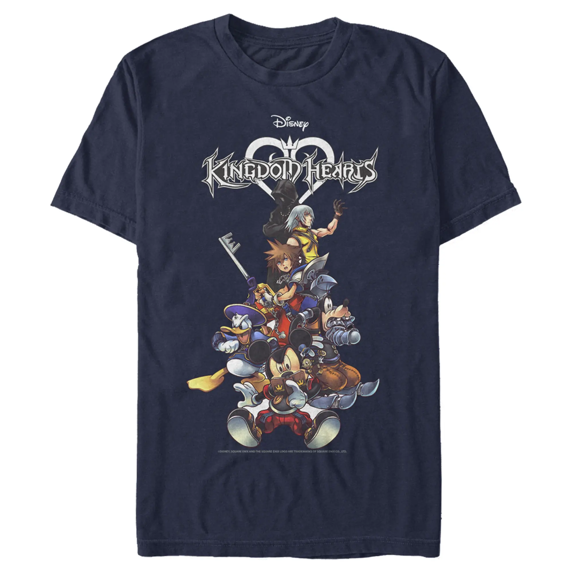 Men's Kingdom Hearts Coded Box Art T-Shirt