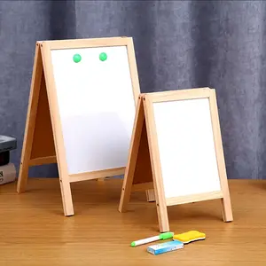 Two Sizes, Writable Teaching Blackboards, Double-Sided Foldable Dust-Free Advertising Boards, and Dry-Erase Whiteboards, Reusable Doodle Boards