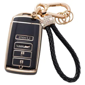 Soft Tpu Keychain Protector for Acura Rlx/rdx/cdx/nsx/tlx/tlx-L Smart Keys, Shockproof Key Fob Case with Lanyard, Durable Car Accessory, Car Key Chains