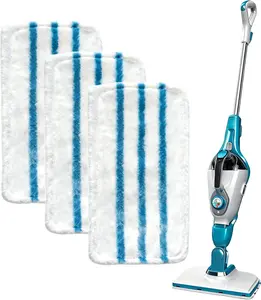 3 Pack Steam Mop Replacement Pads for Black Decker Steam Mop SM1600, SM1610, SM1620, HSM13E1, HSMC1300FX, HSMC1321, HSMC1361SG Cleaner Black and Decker Steam Mop Replacement Pads for Cleaning