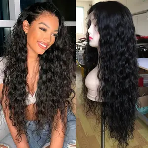 13x4 Long Black Scattered Curly Lace Front Wig Black 180 Density Wig Scattered Curly Glue Free Transparent Lace FrontGifts for Women Gifts for Mom Lace Front Glueless Pre Plucked